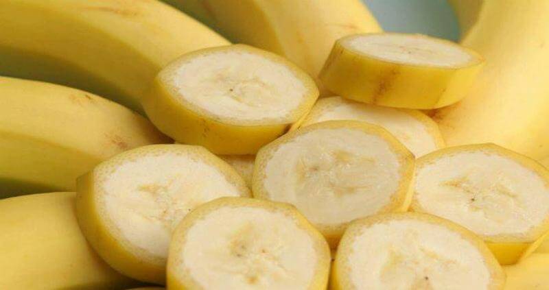 Резаные кусочки банана бесплатно