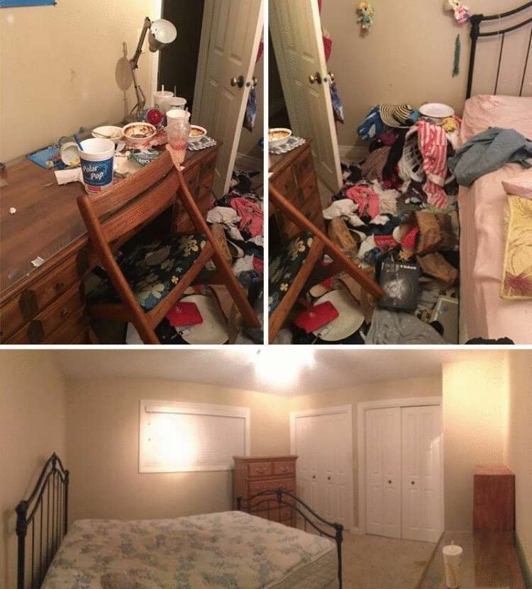 Закрыть в квартире человека. Комната до и после уборки. Беспорядок в квартире до и после. Бардак в комнате до и после. Порядок в комнате до и после.